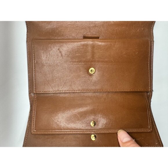Louis Vuitton Monogram Vernis Cuir Verni Wallet In Shimmering Gold - Picture 12 of 14
